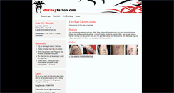 Desktop Screenshot of docbaytattoo.com