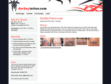 Tablet Screenshot of docbaytattoo.com